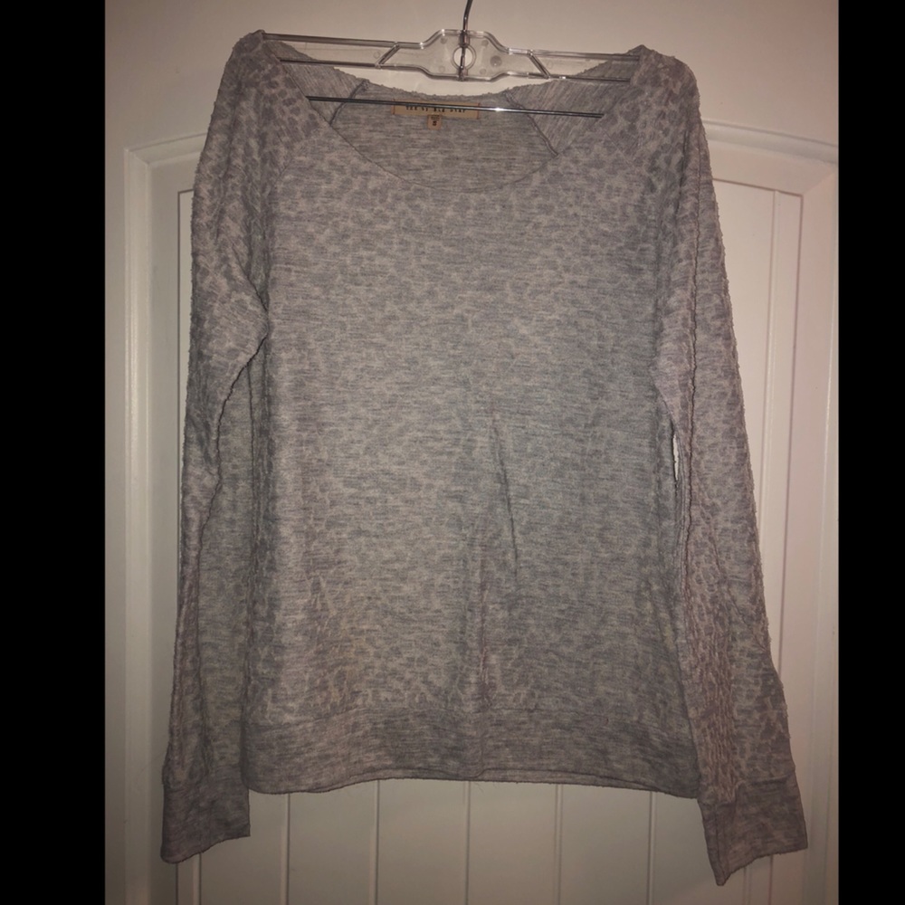 Cheetah print sweater